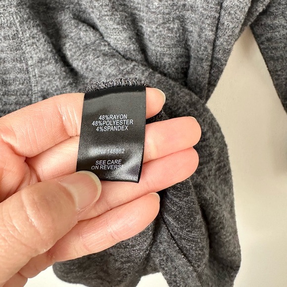 Torrid Charcoal Gray Super Soft Plush Cowl Neck Raglan Tunic Sweatshirt - Picture 12 of 15